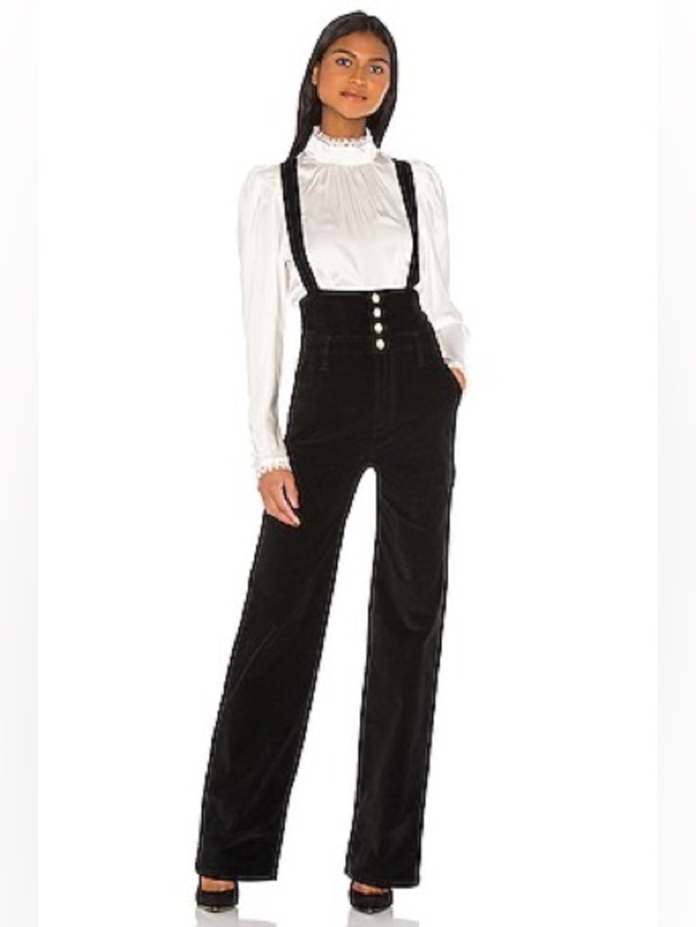Frame Le Velveteen Jumpsuit